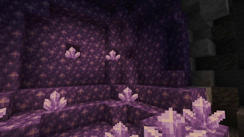Minecraft Caves and Cliffs Nový Blok Crystal