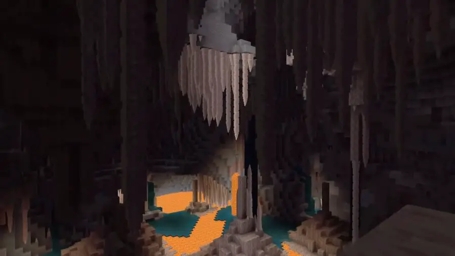 Minecraft Nový Biom Dripstone Caves