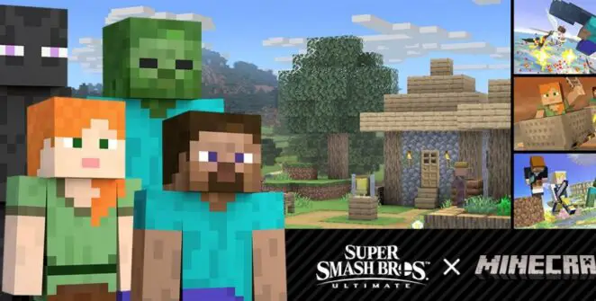 Smash Bros Nová Aktualizace na téma Minecraft